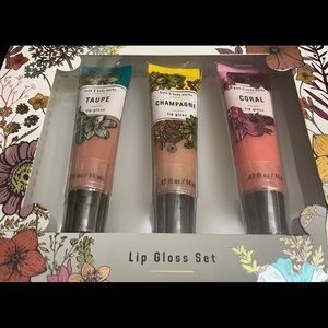 NEW B&BW 3 LIP GLOSS Boxed Set - Naturals
